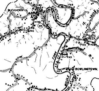 Map of Bowlingtown (1937)