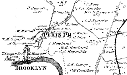 Map of Brooklyn, Kentucky