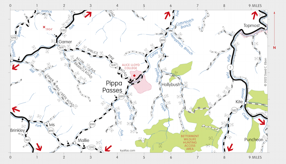 Pippa Passes, Kentucky